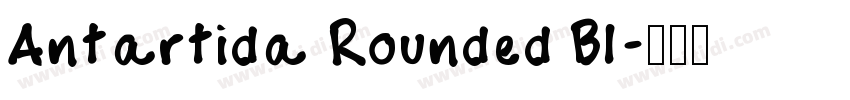 Antartida Rounded Bl字体转换